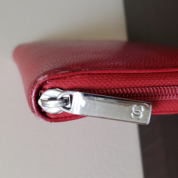 CHANEL TIMELESS CC ZIP AROUND CAVIAR LEATHER WALLET - Picture 3 of 11